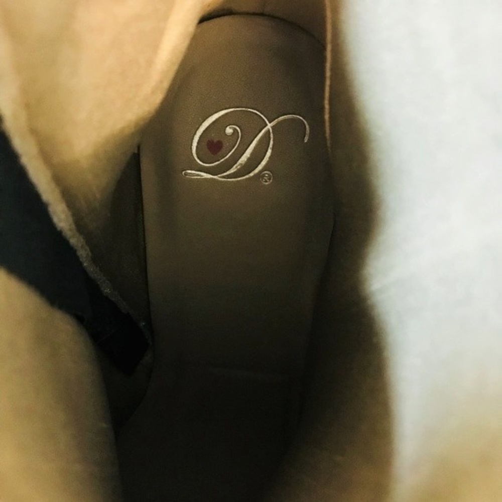 ❤️1 LEFT ‼️ NEW! TAUPE PEEP TOE ANKLE BOOTIES - Picture 5 of 5